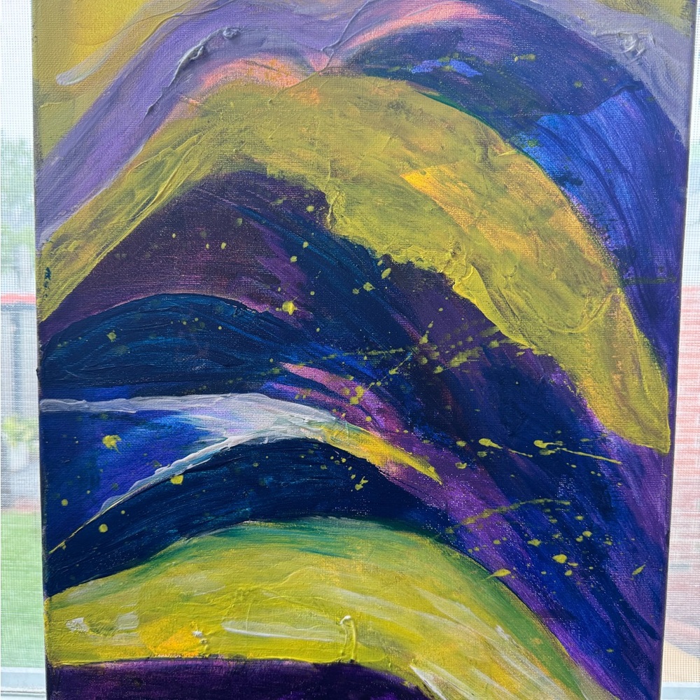 Oil Paint on Canvas ‘Starry Sky’ 
By Velazco | Unequivocally Myself